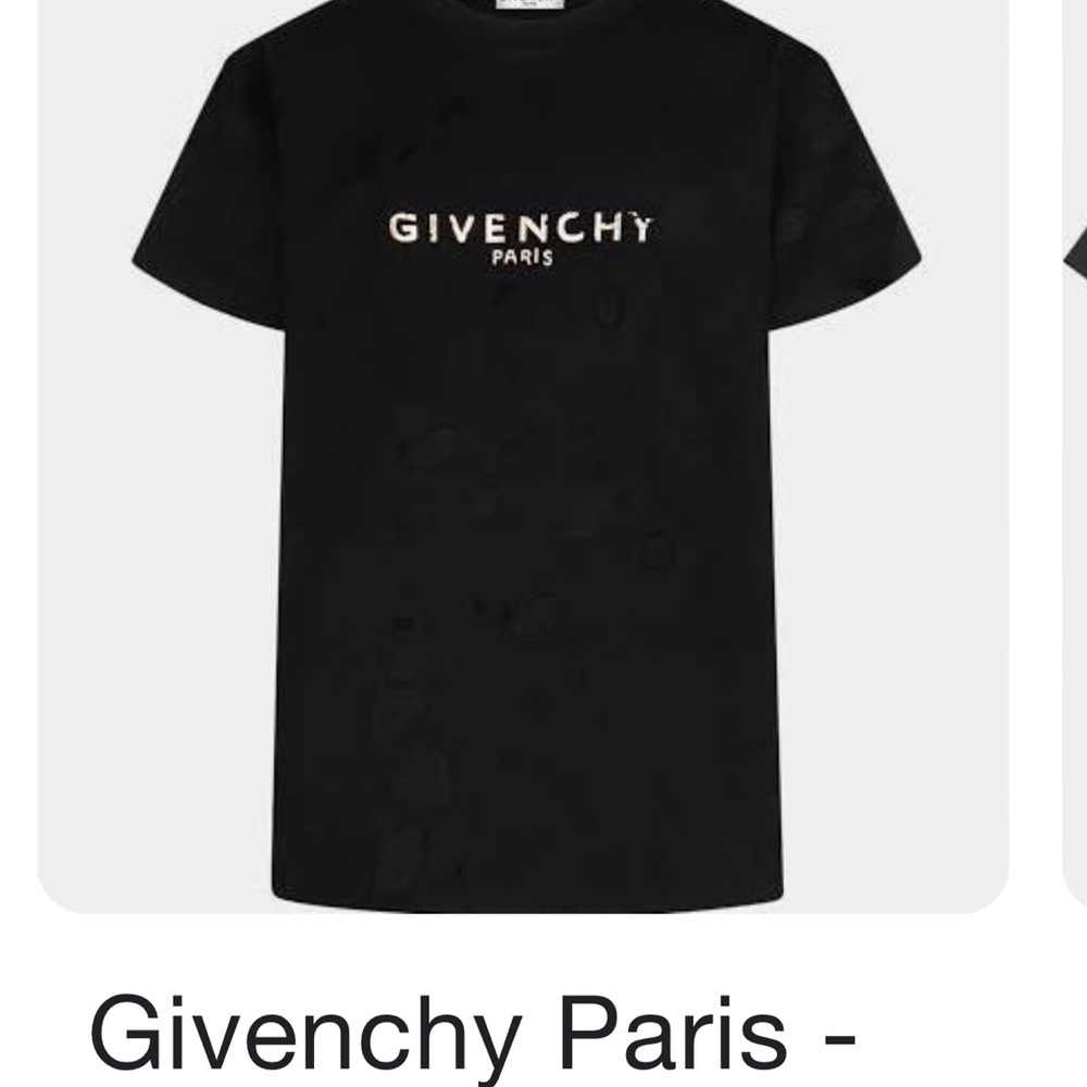 Givenchy logo t shirt